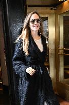 Angelina Jolie Exits Her Hotel - NYC