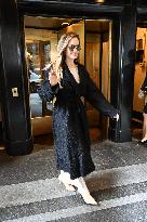 Angelina Jolie Exits Her Hotel - NYC