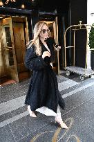 Angelina Jolie Exits Her Hotel - NYC