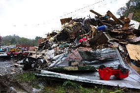 Hurricane Helene Damage In North Carolina