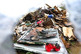 Hurricane Helene Damage In North Carolina