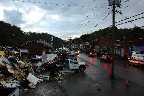 Hurricane Helene Damage In North Carolina