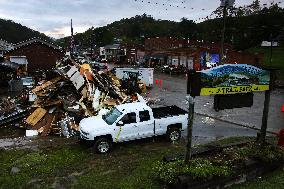 Hurricane Helene Damage In North Carolina