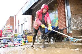 Hurricane Helene Damage At North Carolina Small Business