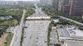 Congestion on The Xi 'an Section of the Baotou - Maoming Expressway in Xi 'an