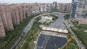 Congestion on The Xi 'an Section of the Baotou - Maoming Expressway in Xi 'an