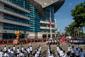 Hong Kong National Day Flag Raising And Reception