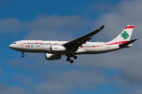 Middle East Airlines MEA Airbus A330 Landing