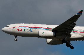 Middle East Airlines MEA Airbus A330 Landing