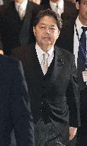 CORRECTED: Japan's new cabinet minister Hayashi