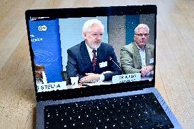 Julian Assange at the Council of Europe - Strasbourg