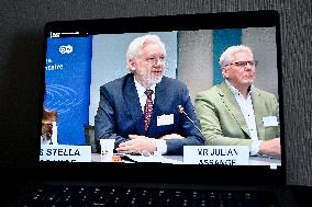 Julian Assange at the Council of Europe - Strasbourg