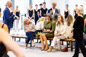 Queen Maxima Visit To National Ballet Academy - Amsterdam