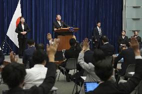 New Japan PM Ishiba holds 1st press conference