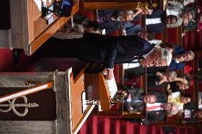 PM Barnier General Political Declaration At National Assembly - Paris