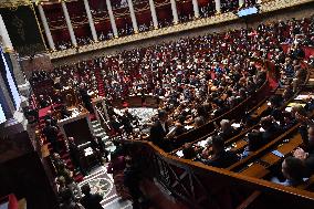 PM Barnier General Political Declaration At National Assembly - Paris