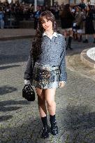 PFW - Arrivals At Miu Miu  Show NB