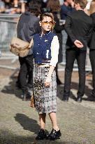 PFW - Arrivals At Miu Miu  Show NB