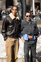 PFW - Arrivals At Miu Miu  Show NB