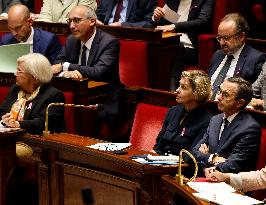 PM Barnier General Political Declaration At National Assembly - Paris