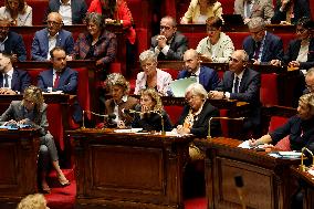 PM Barnier General Political Declaration At National Assembly - Paris