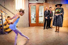 Queen Maxima Visits The National Ballet Academy - Amsterdam