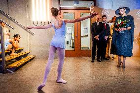 Queen Maxima Visits The National Ballet Academy - Amsterdam