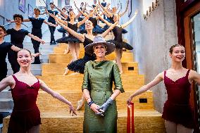 Queen Maxima Visits The National Ballet Academy - Amsterdam