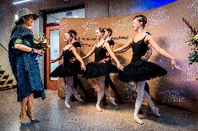 Queen Maxima Visits The National Ballet Academy - Amsterdam