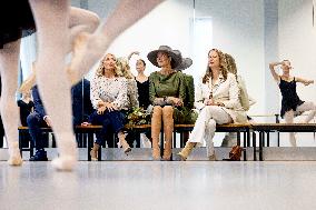 Queen Maxima Visits The National Ballet Academy - Amsterdam