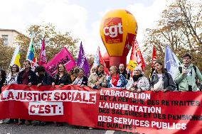 Inter-Union Demonstration - Paris