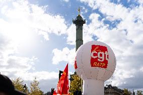 Inter-Union Demonstration - Paris