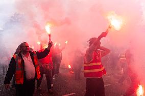 Inter-Union Demonstration - Paris