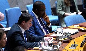 NY: UN Security Council Meeting On Migration