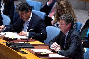 NY: UN Security Council Meeting On Migration