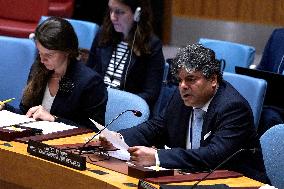 NY: UN Security Council Meeting On Migration