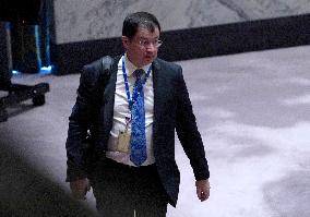 NY: UN Security Council Meeting On Migration