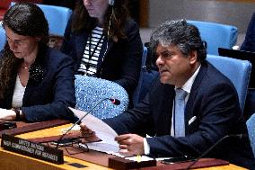 NY: UN Security Council Meeting On Migration