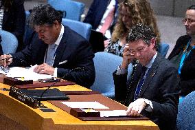 NY: UN Security Council Meeting On Migration