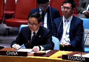 NY: UN Security Council Meeting On Migration