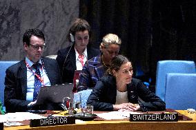 NY: UN Security Council Meeting On Migration