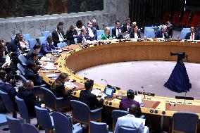 NY: UN Security Council Meeting On Migration