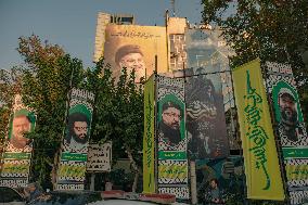 Iran Pro Hezbollah Funeral - Tehran