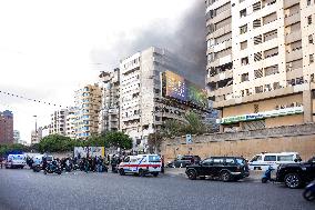 A New Israeli Air Strike - Beirut