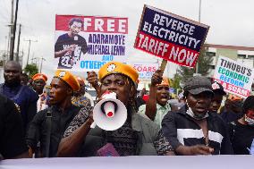 Activists Protest On Nigeria's 64th Independence Day In Lagos