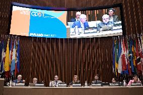 DC: PAHO Dr. Barbosa hold a 76th Regional Committee meeting