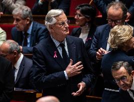 French PM Barnier Delivers General Policy Statement to National Assembly Amidst Political Turmoil