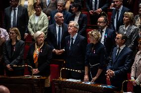 French PM Barnier Delivers General Policy Statement to National Assembly Amidst Political Turmoil