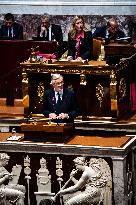 French PM Barnier Delivers General Policy Statement to National Assembly Amidst Political Turmoil