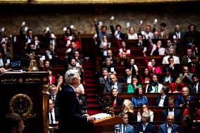 French PM Barnier Delivers General Policy Statement to National Assembly Amidst Political Turmoil